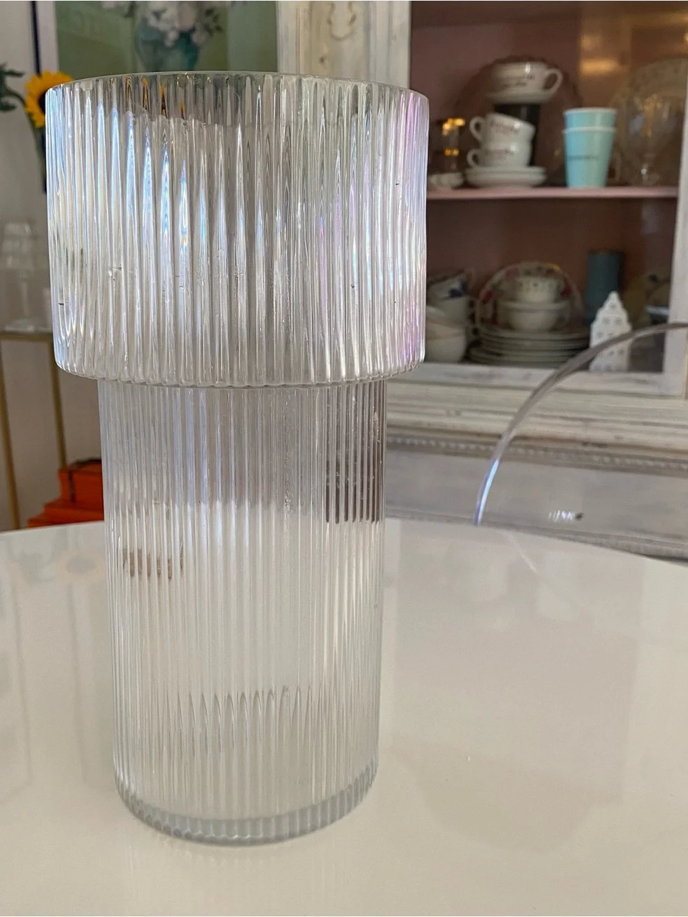 Ribbed Vase